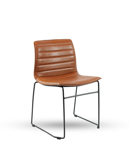 GROOVE Sleigh-Base Side Chair