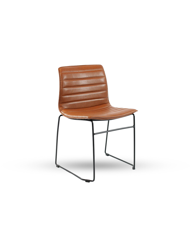 GROOVE Sleigh-Base Side Chair