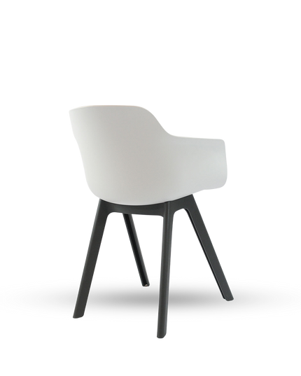 LORIA Shell Armchair Chalk