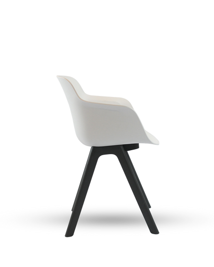 LORIA Shell Armchair Chalk