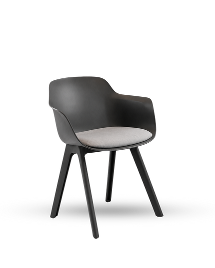 LORIA Shell Armchair Charcoal