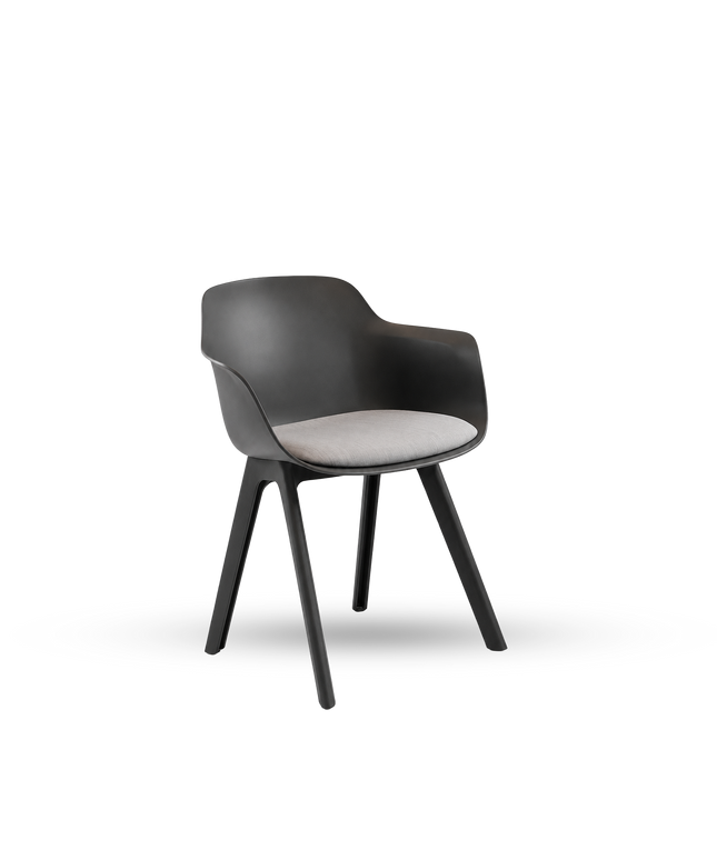 LORIA Shell Armchair Charcoal