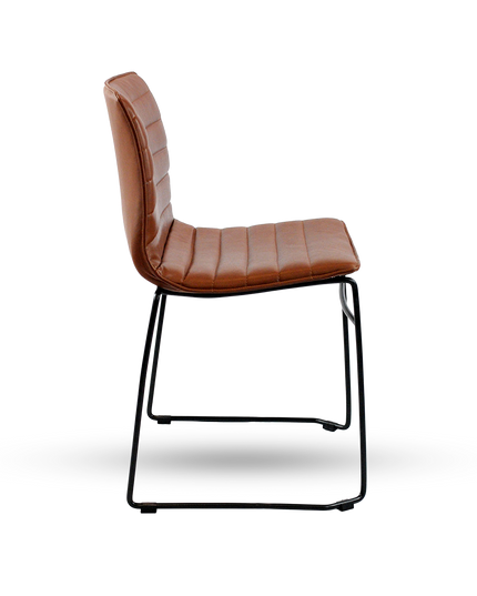 GROOVE Sleigh-Base Side Chair