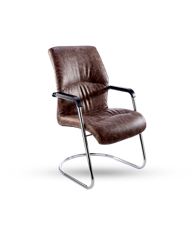 RAGGIO Integral Sleigh-Base Armchair