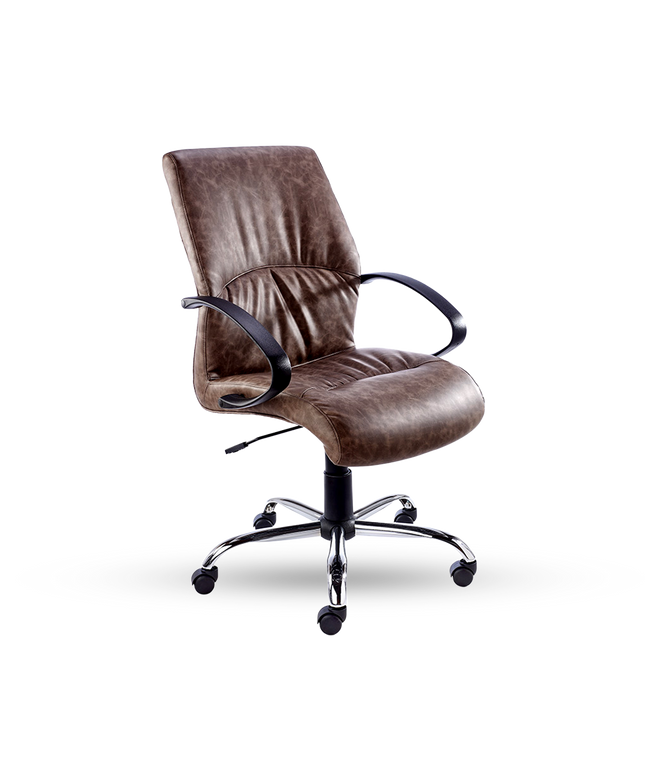 RAGGIO PU Medium-Back Chair