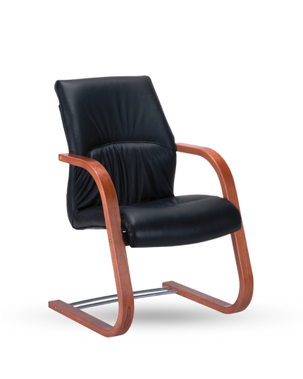 RAGGIO WOODEN Standard Sleigh-Base Armchair