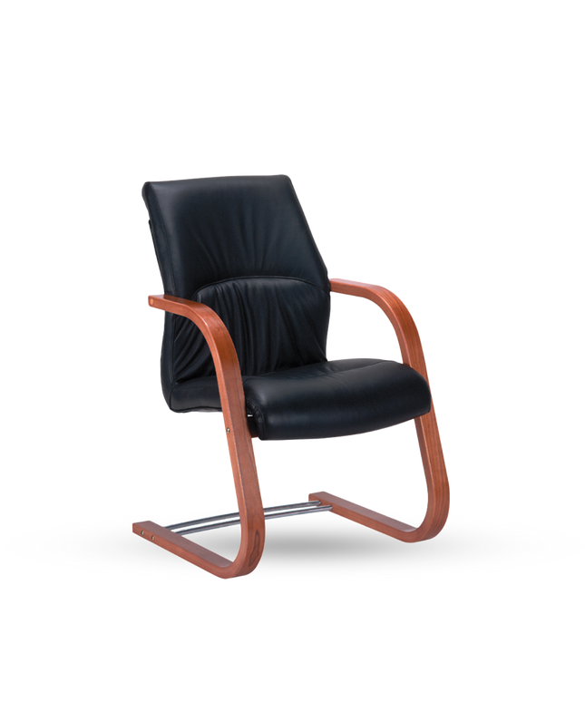 RAGGIO WOODEN Standard Sleigh-Base Armchair