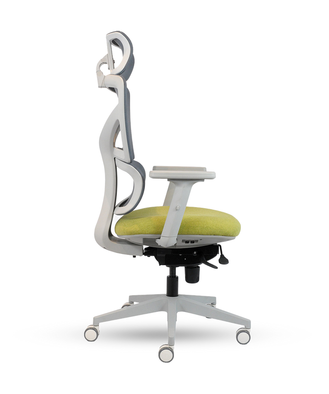 CURVA GREY High-Back Chair