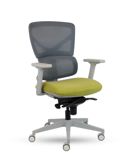 CURVA GREY Medium-Back Chair