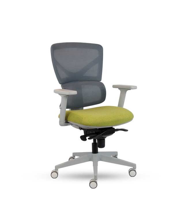CURVA GREY Medium-Back Chair