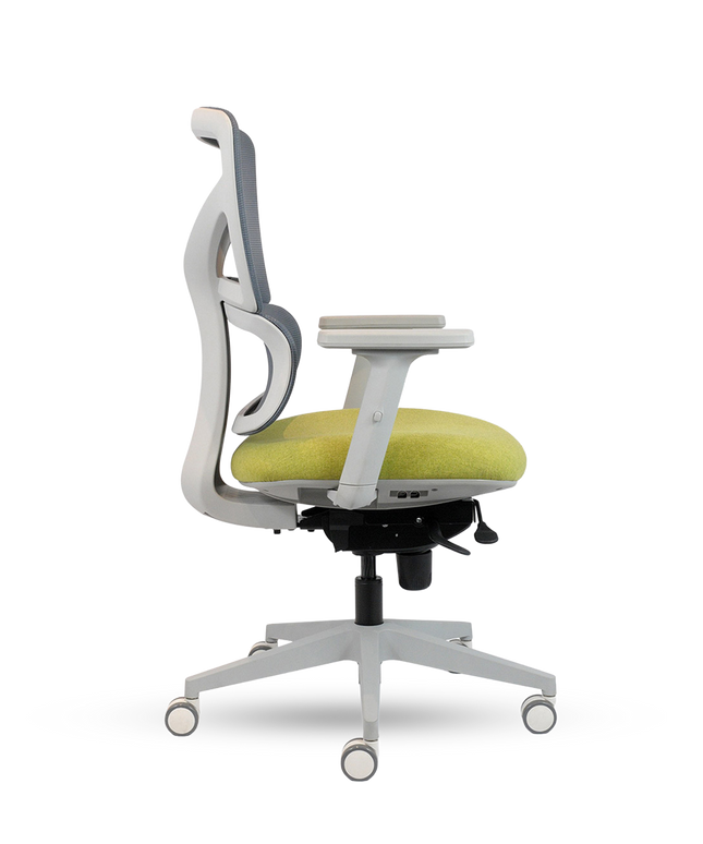 CURVA GREY Medium-Back Chair